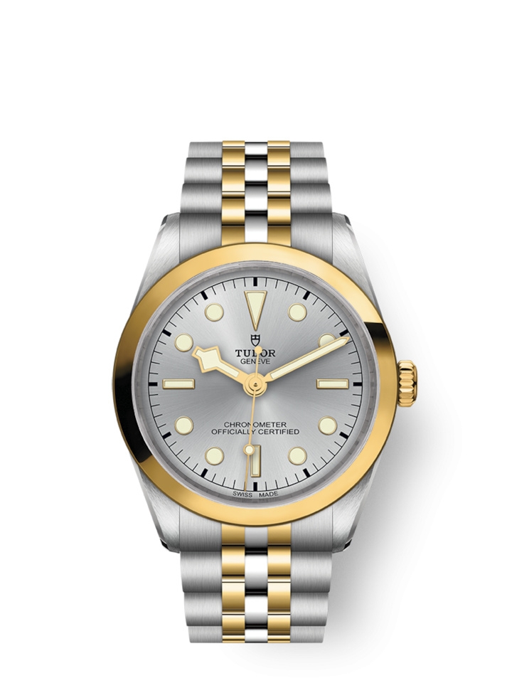 Tudor 79643-0002 : Black Bay 36 S&G / Silver / Bracelet