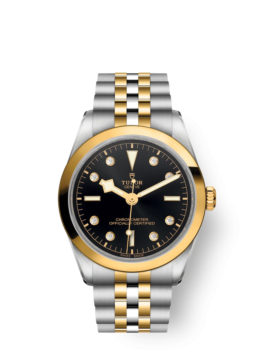 Tudor 79643-0006 : Black Bay 36 S&G / Black - Diamond / Bracelet