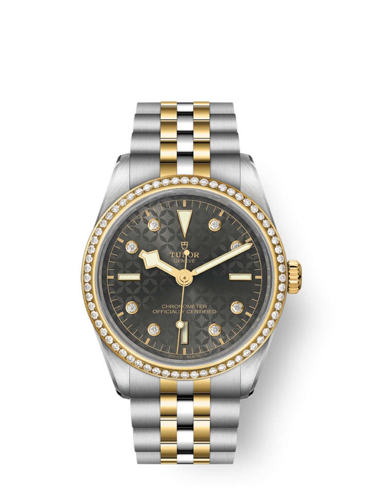 Tudor 79653-0003 : Black Bay 36 S&G - Diamond / Anthracite - Diamond / Bracelet