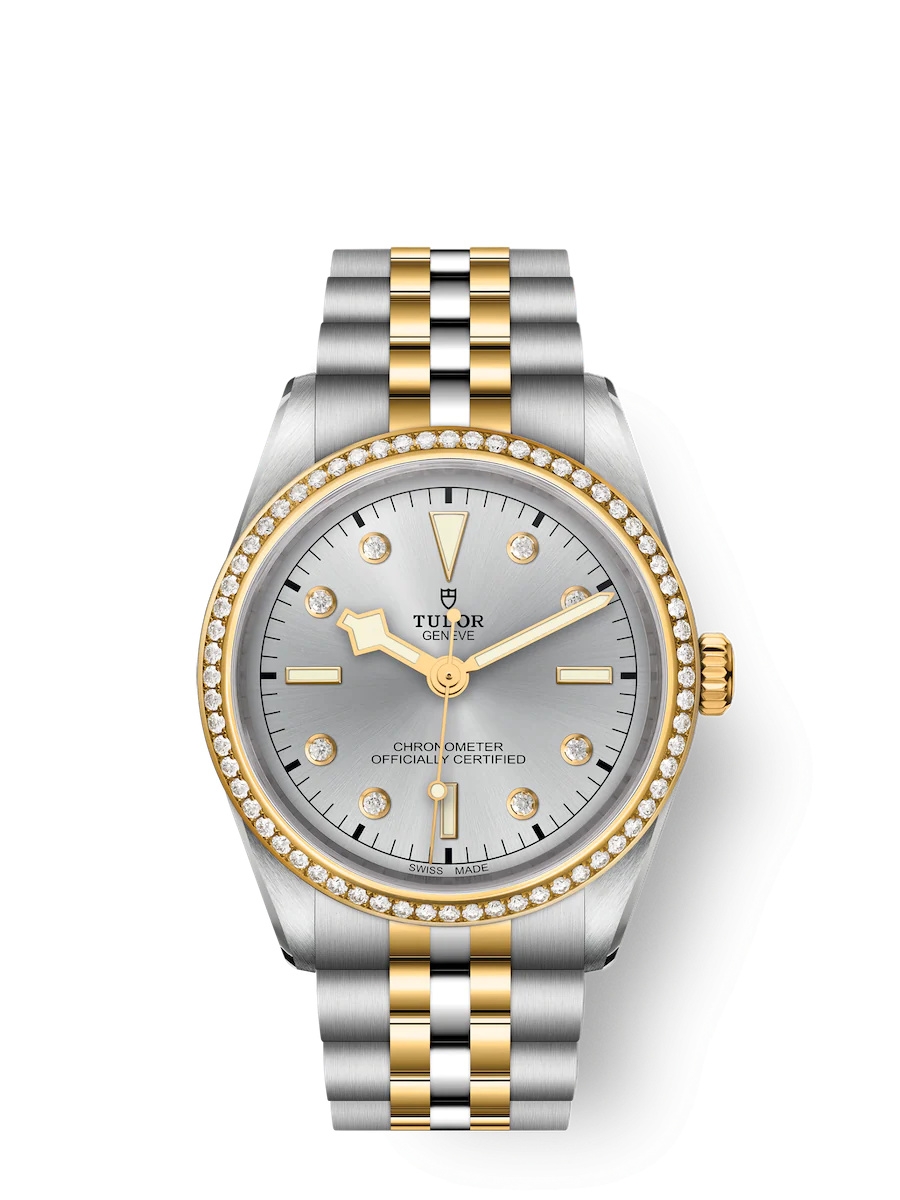 Tudor 79653-0006 : Black Bay 36 S&G - Diamond / Silver - Diamond / Bracelet