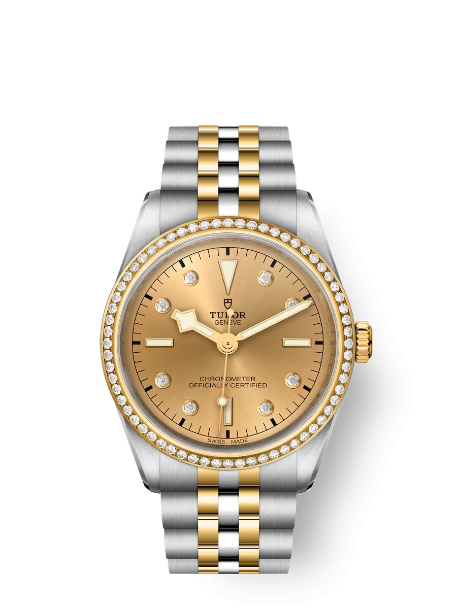 Tudor 79653-0007 : Black Bay 36 S&G - Diamond / Champagne - Diamond / Bracelet