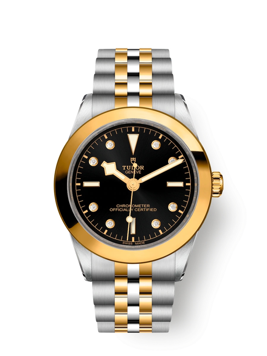 Tudor 79663-0006 : Black Bay 39 S&G / Black - Diamond / Bracelet