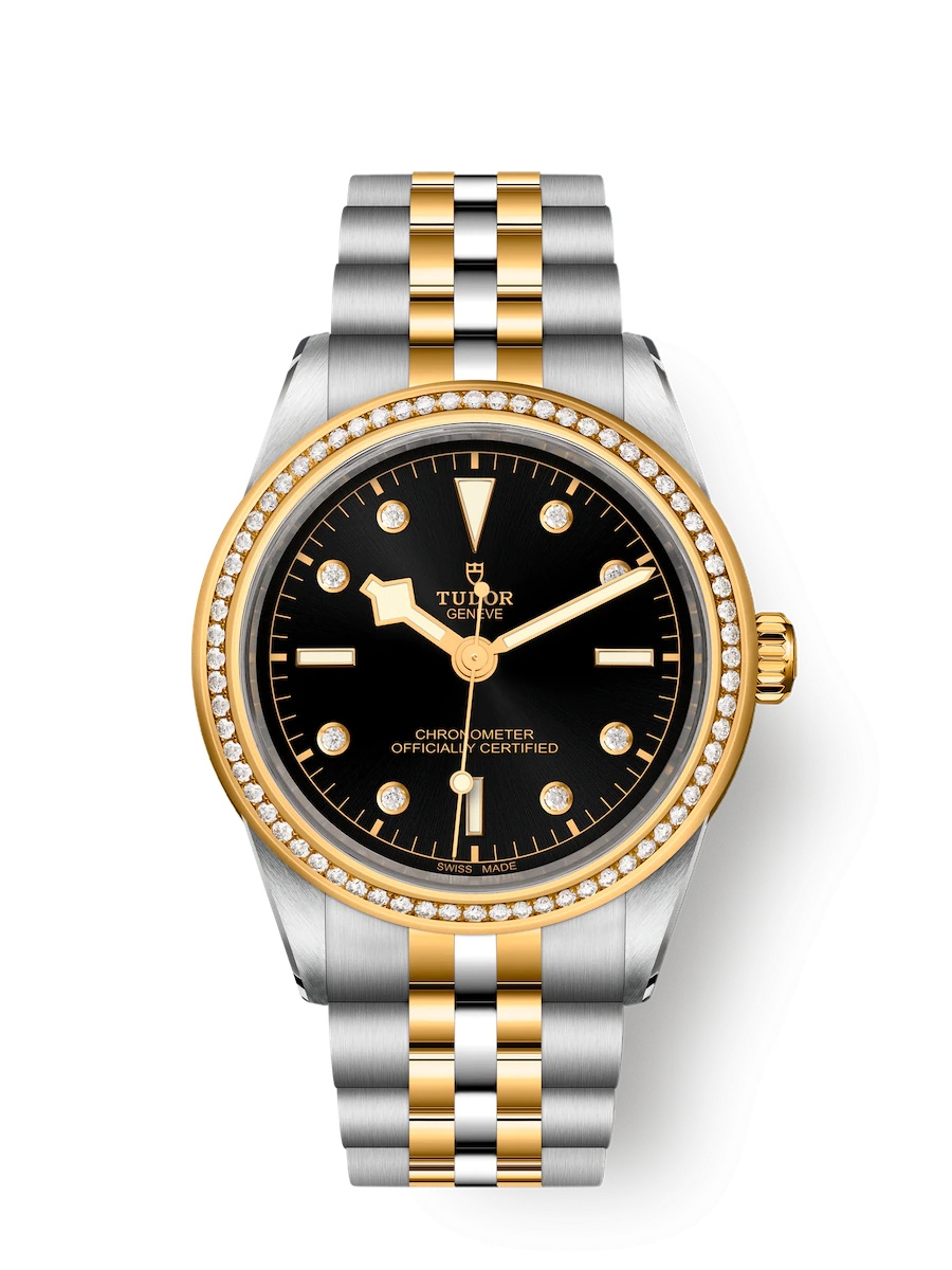 Tudor 79673-0005 : Black Bay 39 S&G - Diamond / Black - Diamond / Bracelet