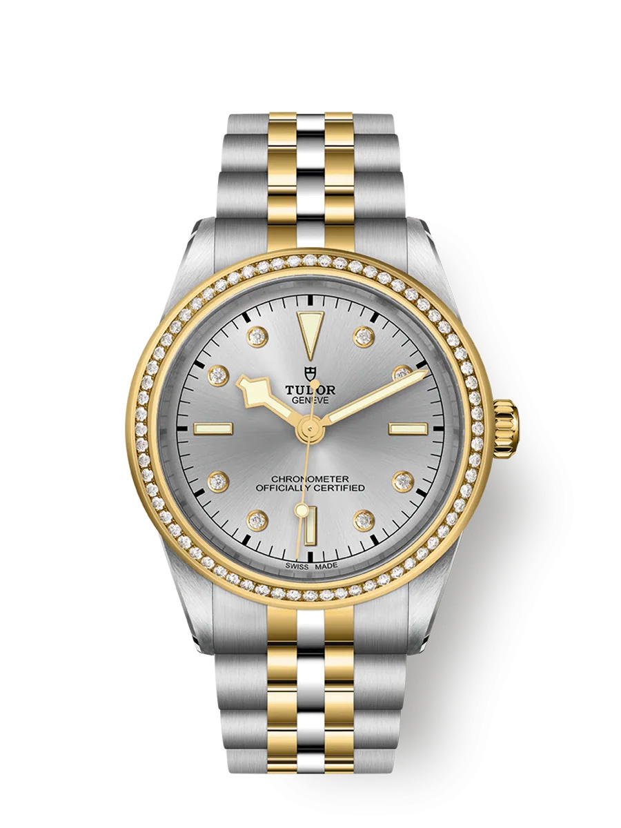 Tudor 79673-0006 : Black Bay 39 S&G - Diamond / Silver - Diamond / Bracelet