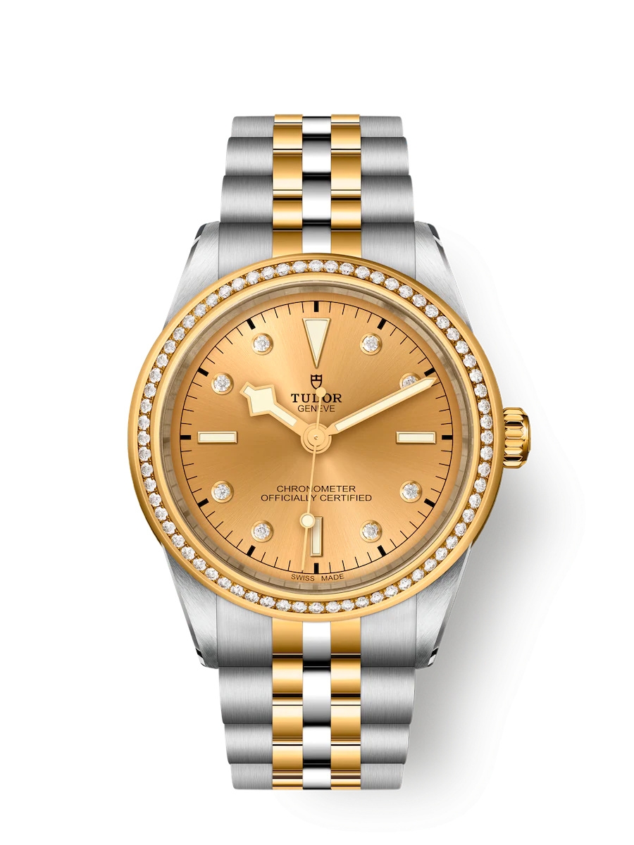 Tudor 79673-0007 : Black Bay 39 S&G - Diamond / Champagne - Diamond / Bracelet