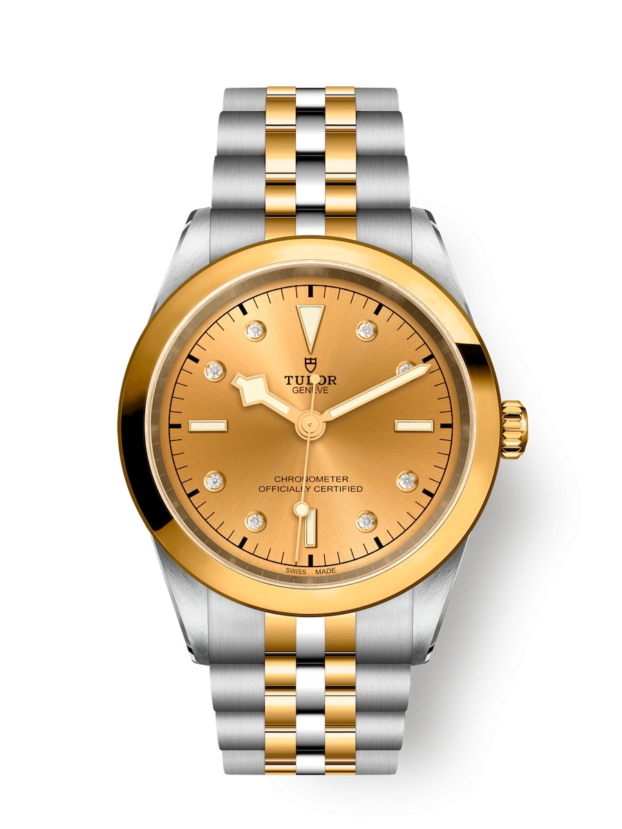 Tudor 79683-0008 : Black Bay 41 S&G / Champagne - Diamond / Bracelet