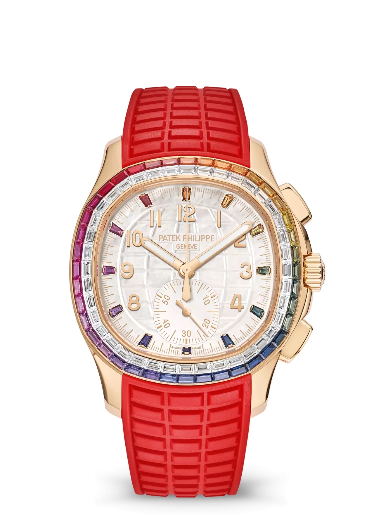 Patek Philippe 7968/300R-001 : Aquanaut Luce Rainbow Chronograph Rose Gold / MOP