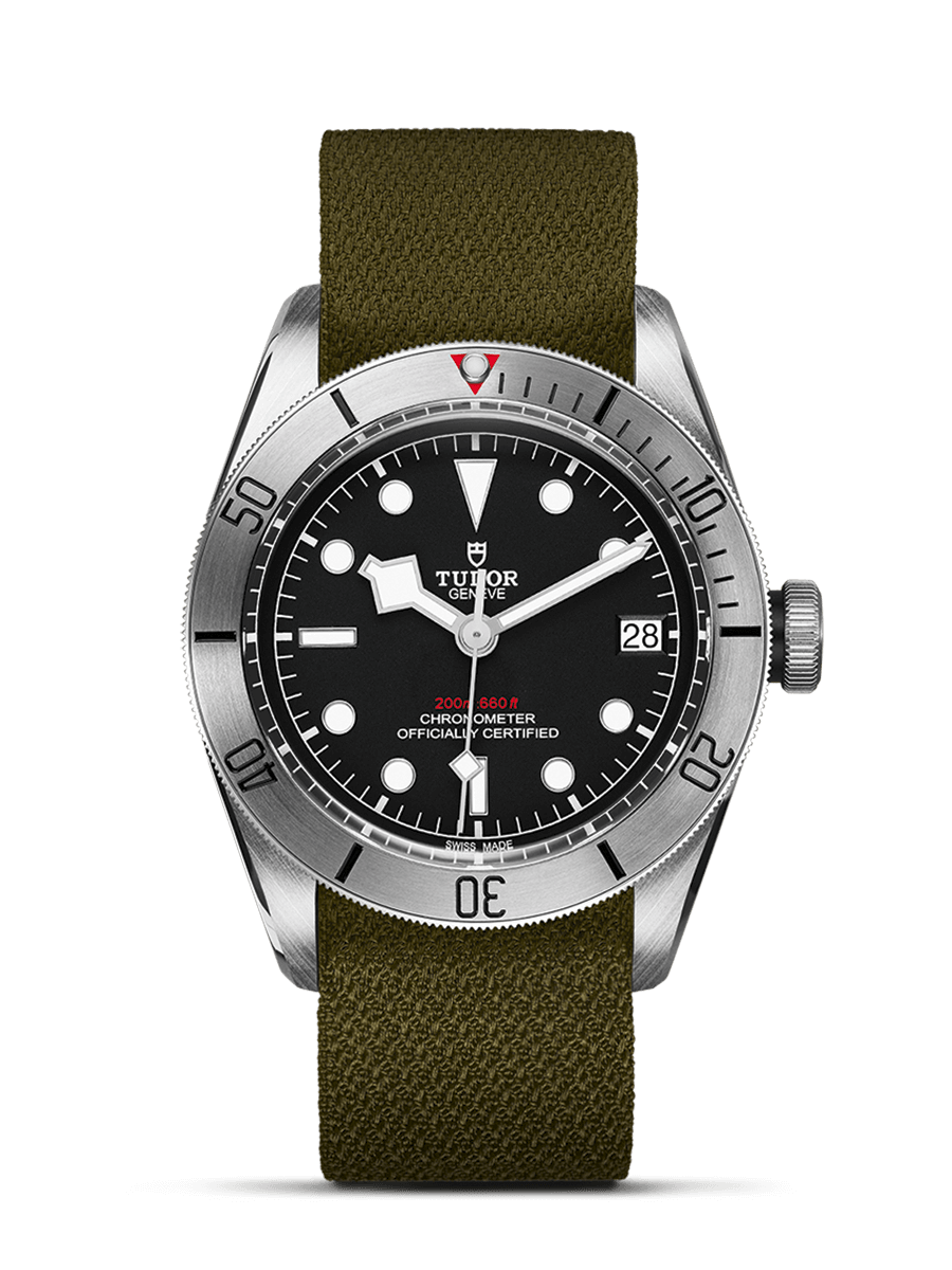 Tudor 79730-0004 : Heritage Black Bay Steel Manufacture / Fabric