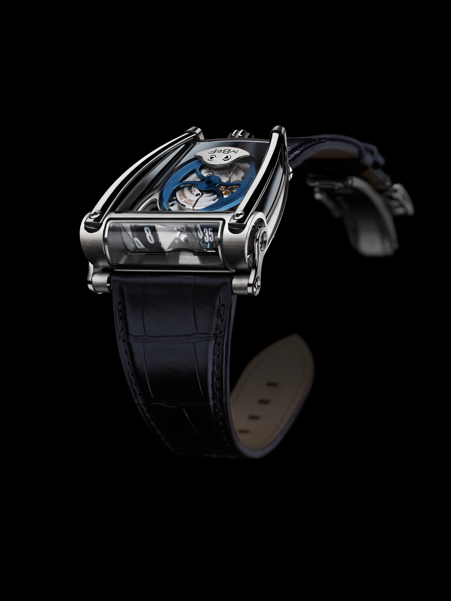 MB&F 80.WTL.B : Horological Machine N°8 HM8 Can-Am White Gold