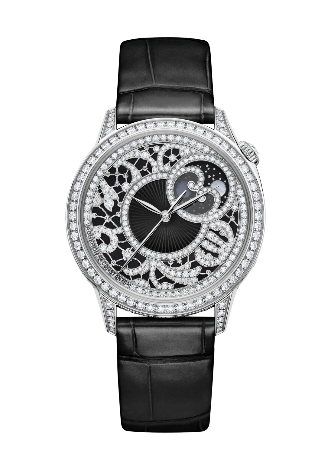 Vacheron Constantin 8006F/000G-B942 : Égérie Moonphase 37 White Gold /  Creative Edition