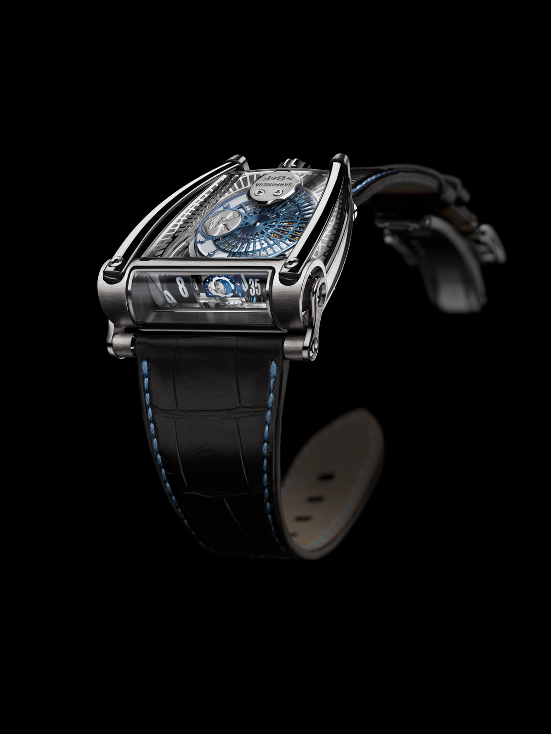 MB&F 81.TL.B : Horological Machine N°8 HM8 Moonmachine 2 Titanium