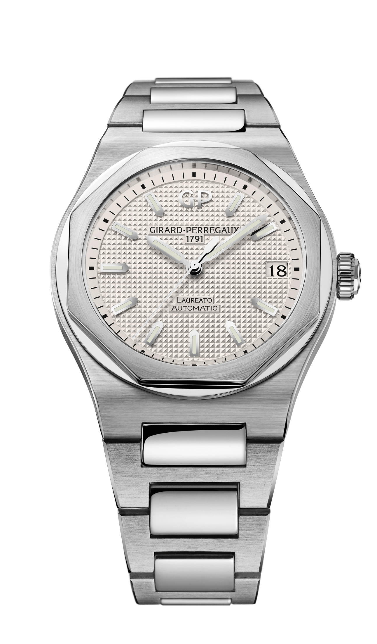 Girard-Perregaux 81005-11-131-BB6A : Laureato 38 Automatic Stainless Steel / Silver