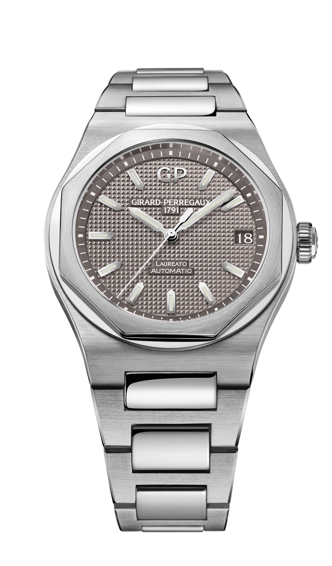Girard-Perregaux 81010-11-231-11A : Laureato 42 Automatic Stainless Steel / Grey