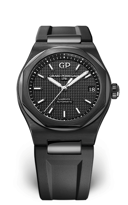 Girard-Perregaux 81010-32-631-FK6A : Laureato 42 Automatic Ceramic / Black / Rubber