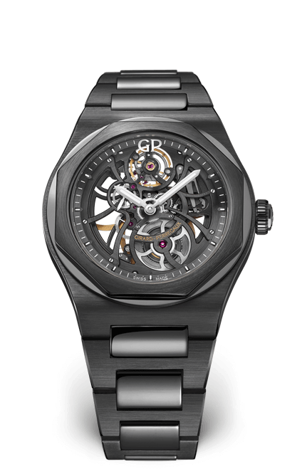 Girard-Perregaux 81015-32-001-32A : Laureato 42 Automatic Skeleton Ceramic / Bracelet