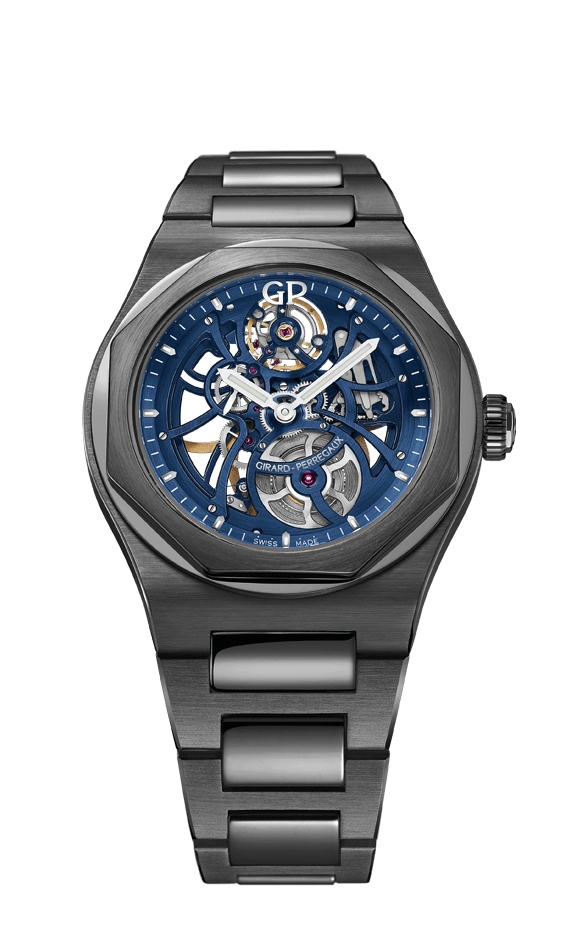 Girard-Perregaux 81015-32-432-32A : Laureato 42 Automatic Skeleton Ceramic / Bracelet