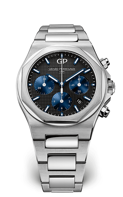Girard-Perregaux 81020-11-631-11A : Laureato 42 Chronograph Stainless Steel / Black / Bracelet