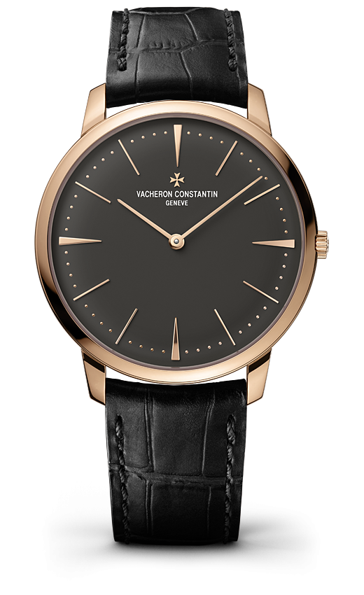 Vacheron Constantin 81180/000R-9162 : Patrimony Contemporaine 40 Manual-Winding Pink Gold / Anthracite