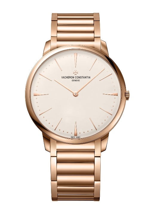 Vacheron Constantin 81180/CB1R-9159 : Patrimony Contemporaine 40 Manual-Winding Pink Gold / Silver / Bracelet