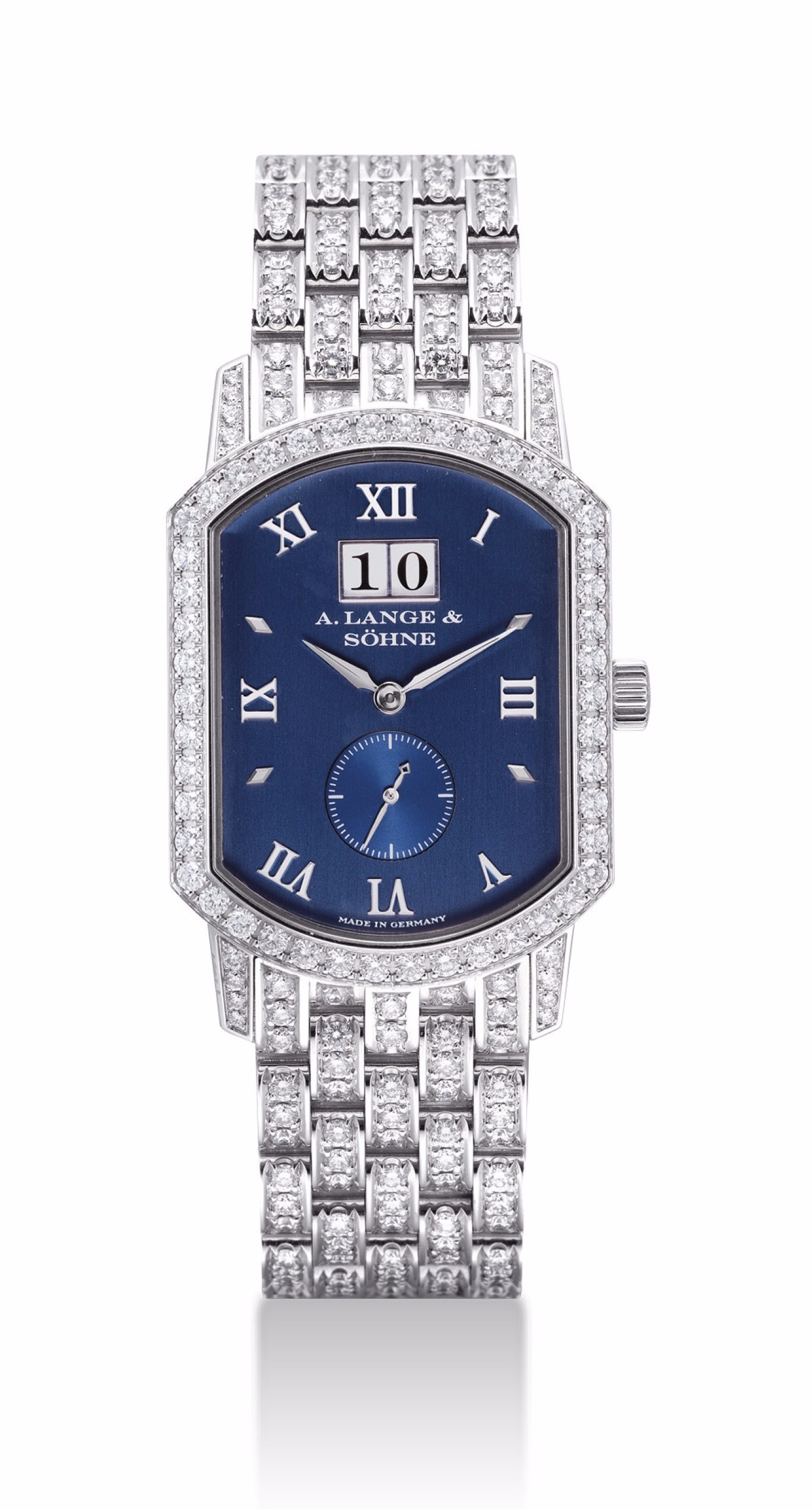 A. Lange & Söhne 812.029 : Grande Arkade White Gold - Diamond / Blue / Bracelet