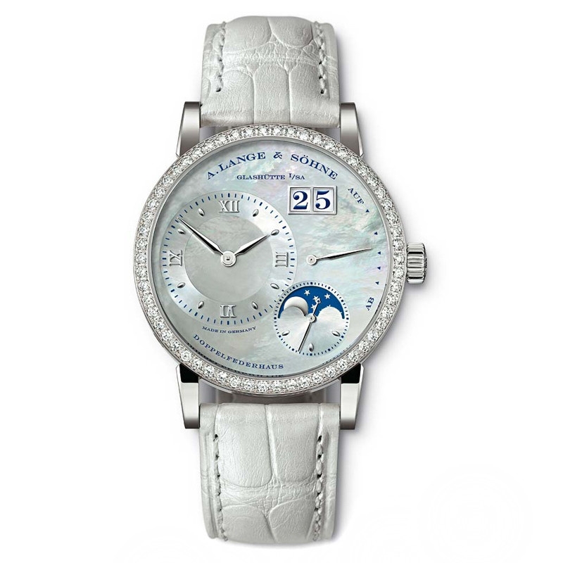 A. Lange & Söhne 819.048 : Little Lange 1 Moonphase White Gold - Diamond / MOP