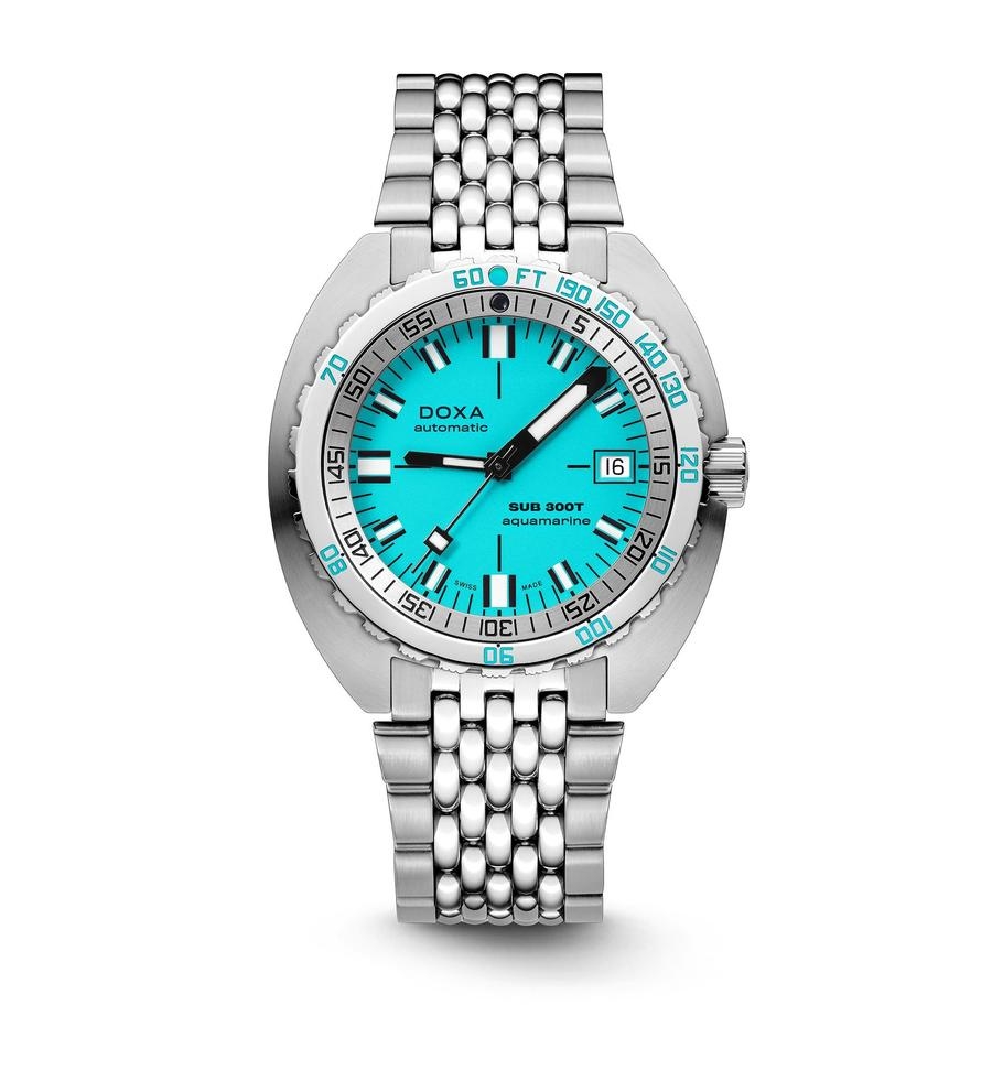 Doxa 840.10.241.10 : SUB 300T Aquamarine / Bracelet