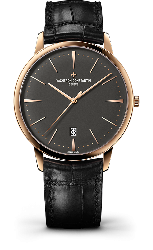 Vacheron Constantin 85180/000R-9166 : Patrimony Contemporaine Self-Winding Pink Gold/ Anthracite