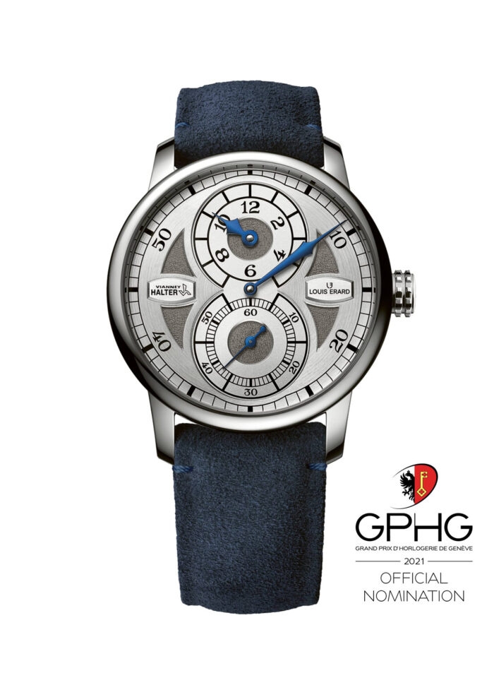 Louis Erard 85237AA51.BVA35 : Excellence Le Régulateur Louis Erard x Vianney Halter Stainless Steel / Silver
