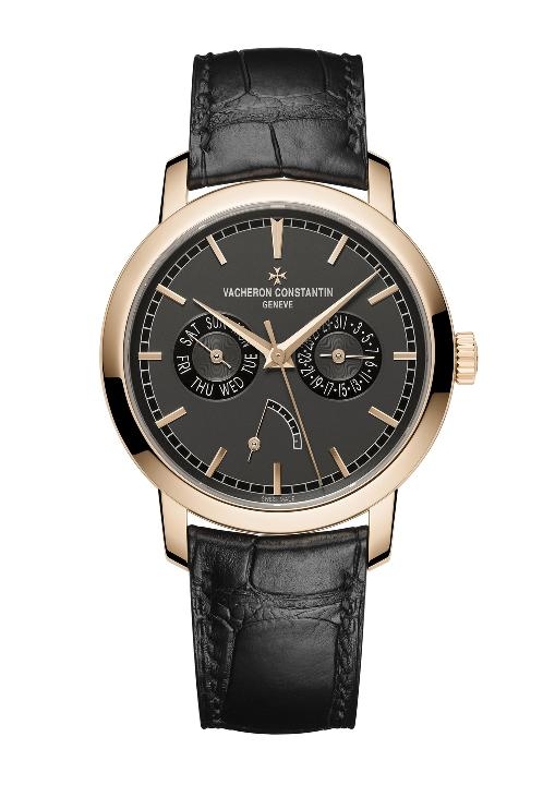 Vacheron Constantin 85290/000R-B405 : Traditionnelle Day-Date Power Reserve Pink / Slate