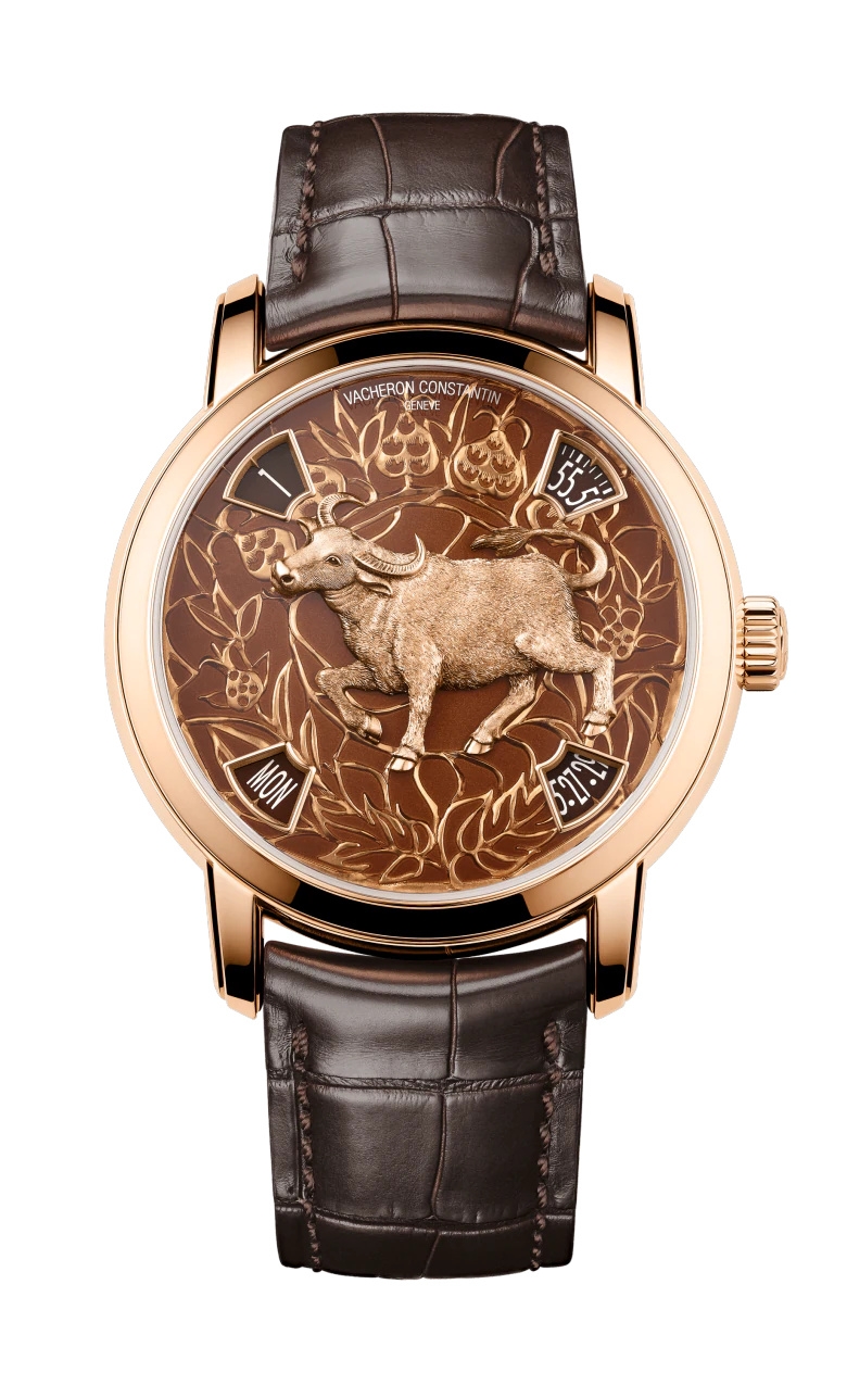 Vacheron Constantin 86073/000R-B646 : Métiers d'Art The Legend of the Chinese Zodiac Year of the Ox Pink Gold