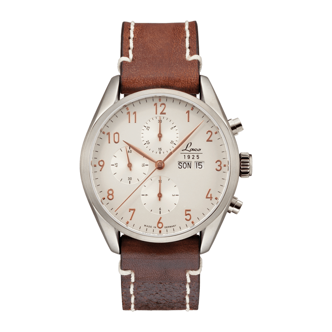 Laco 861586 : Chronographs New York / Stainless Steel / Silver