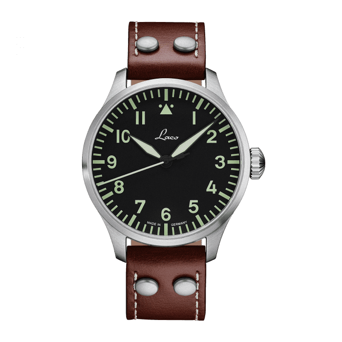 Laco 861688.2 : Pilot Watch Basic Augsburg Stainless Steel / Black