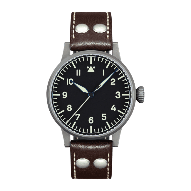 Laco 861746 : Pilot Watch Original Memmingen Stainless Steel / Black