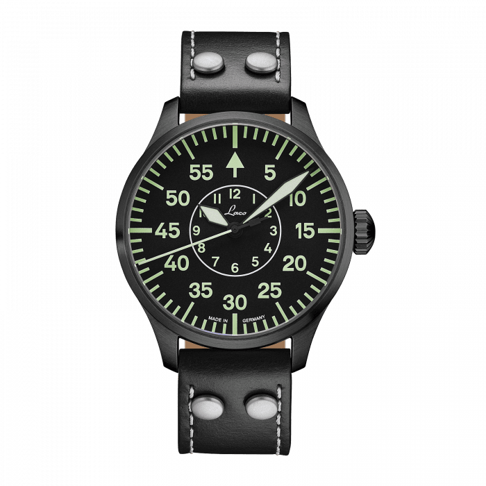 Laco 861760.2 : Pilot Watch Basic Bielefeld Stainless Steel / Black