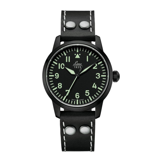 Laco 861800 : Pilot Watch Basic London Stainless Steel / Black