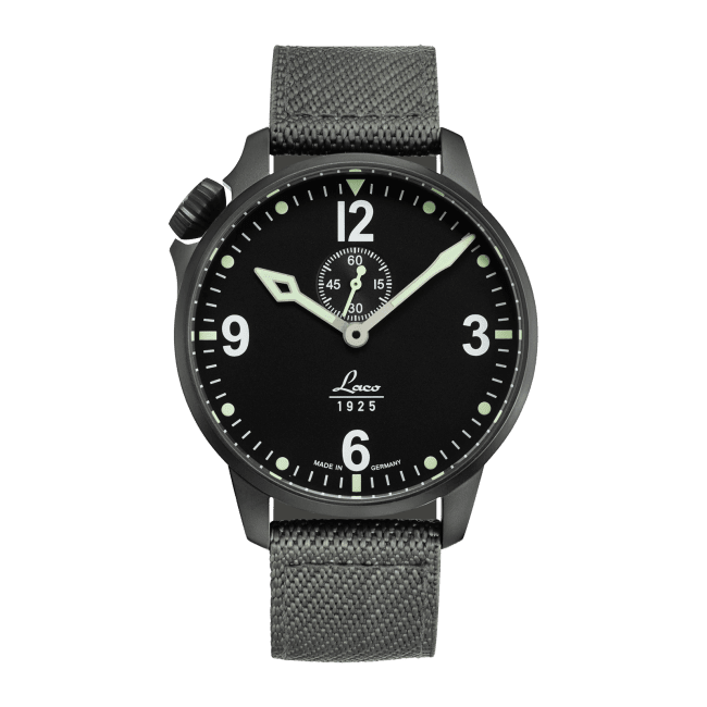 Laco 861909 : Pilot Watch Special Models Spirit Of St.Louis / Stainless Steel / Black