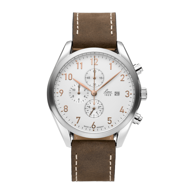 Laco 861920 : Chronographs Montreal / Stainless Steel / Silver