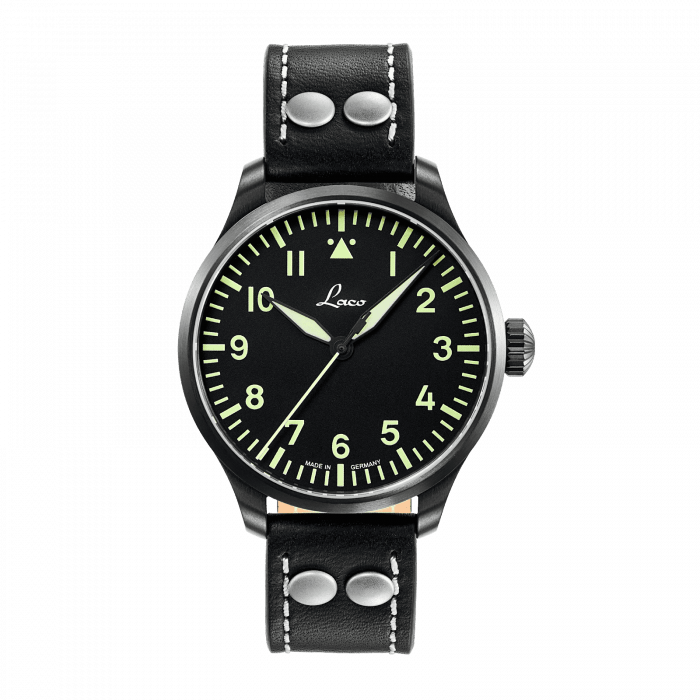 Laco 861991 : Pilot Watch Basic Altenburg Stainless Steel / Black