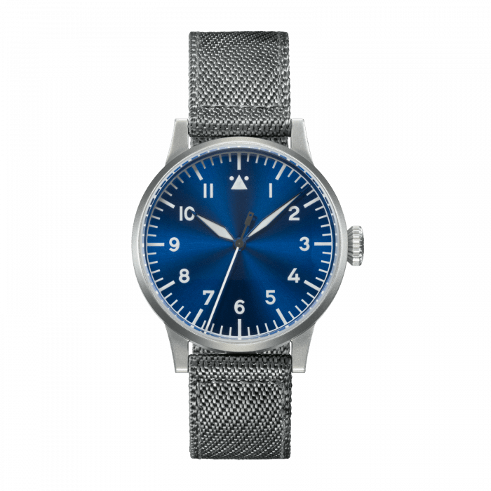 Laco 862083 : Pilot Watch Original Münster Blaue Stunde Stainless Steel / Blue