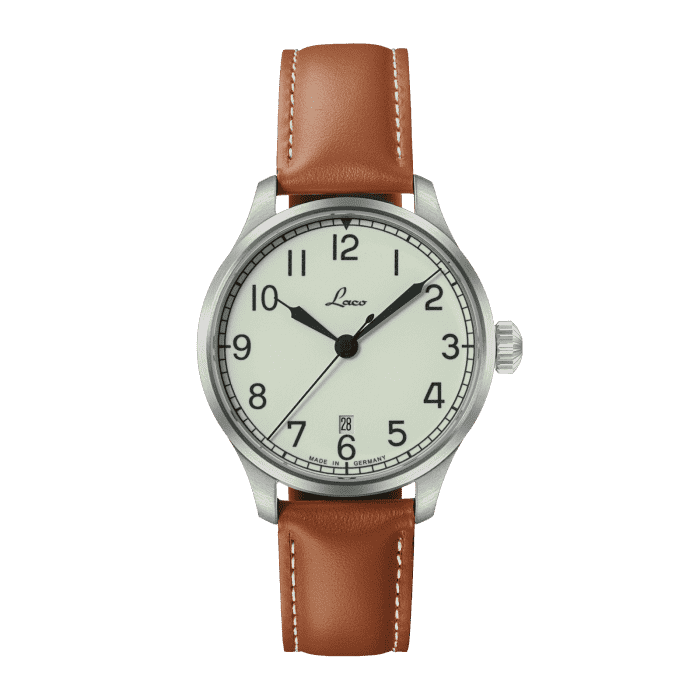 Laco 862090 : Navy Watch Valencia  / Stainless Steel / White