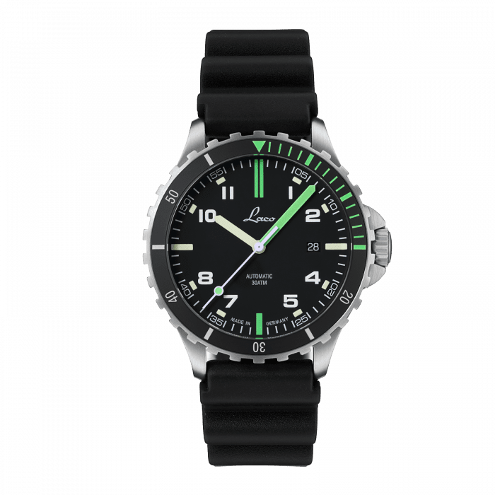 Laco 862107 : Squad Watch Amazonas / Stainless steel / Black