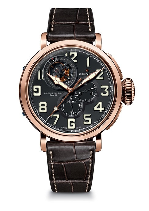 Zenith 87.2430.4035/21.C721 : Pilot Type 20 Tourbillon