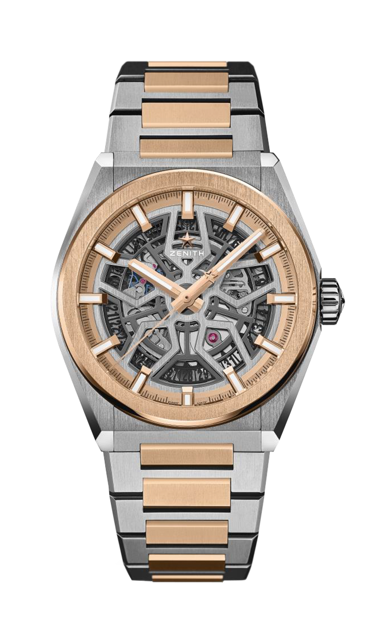 Zenith 87.9001.670/79.M9001 : Defy Classic 41mm Titanium / Rose Gold / Bracelet