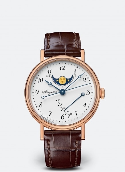 Breguet 8787BR/29/986 : Classique 8787 Moonphase Rose Gold / Grand Feu Enamel