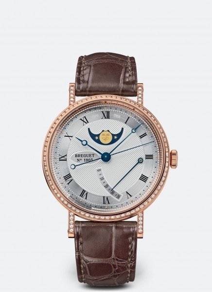 Breguet 8788BR/12/986/DD00 : Classique 8788 Moonphase Rose Gold / Grand Feu Enamel