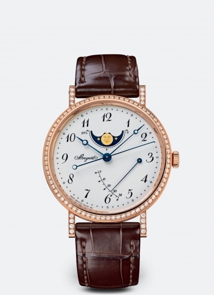 Breguet 8788BR/29/986/DD00 : Classique 8788 Moonphase Rose Gold / Grand Feu Enamel