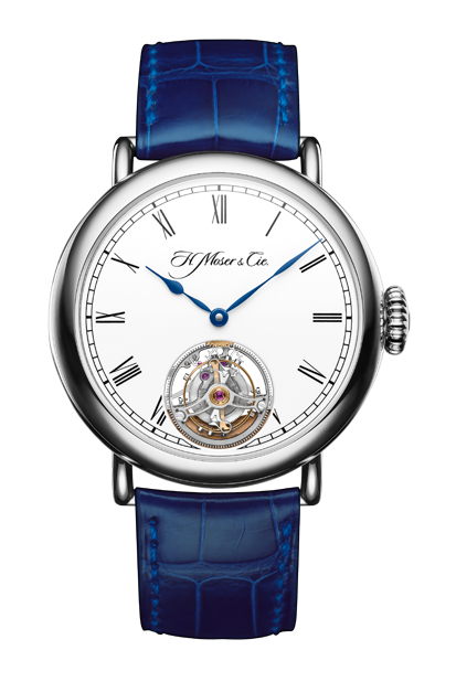 H. Moser & Cie 8804-0200, : Heritage Tourbillon White Gold / Enamel