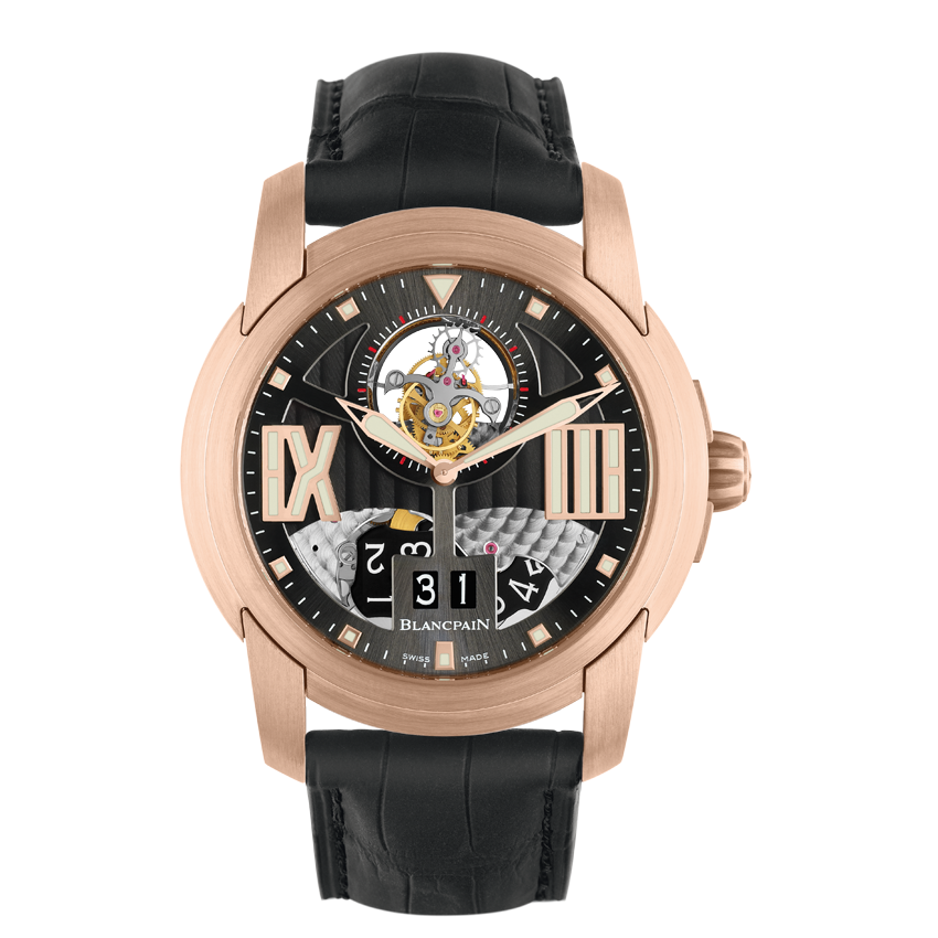 Blancpain 8822-36B30-53B : L-Evolution Tourbillon Grande Date, Réserve de Marche Sur Masse Oscillante Red Gold