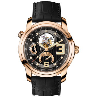Blancpain 8825-3630-53B : L-Evolution Tourbillon GMT 8 Jours Red Gold