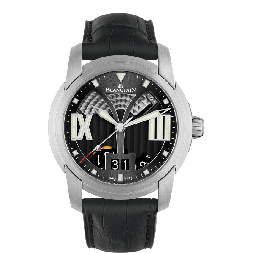 Blancpain 8850-11B34-53B : L-Evolution Réveil Grande Date 8 Jours Stainless Steel